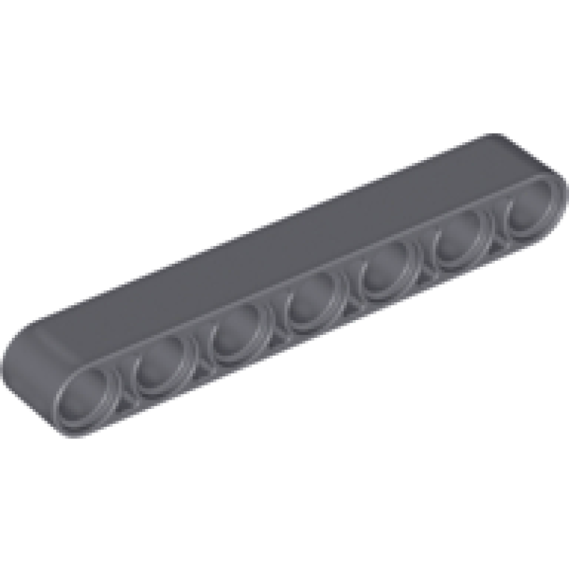 Technic, Hefbalk Dik 1x7 Dark Bluish Gray